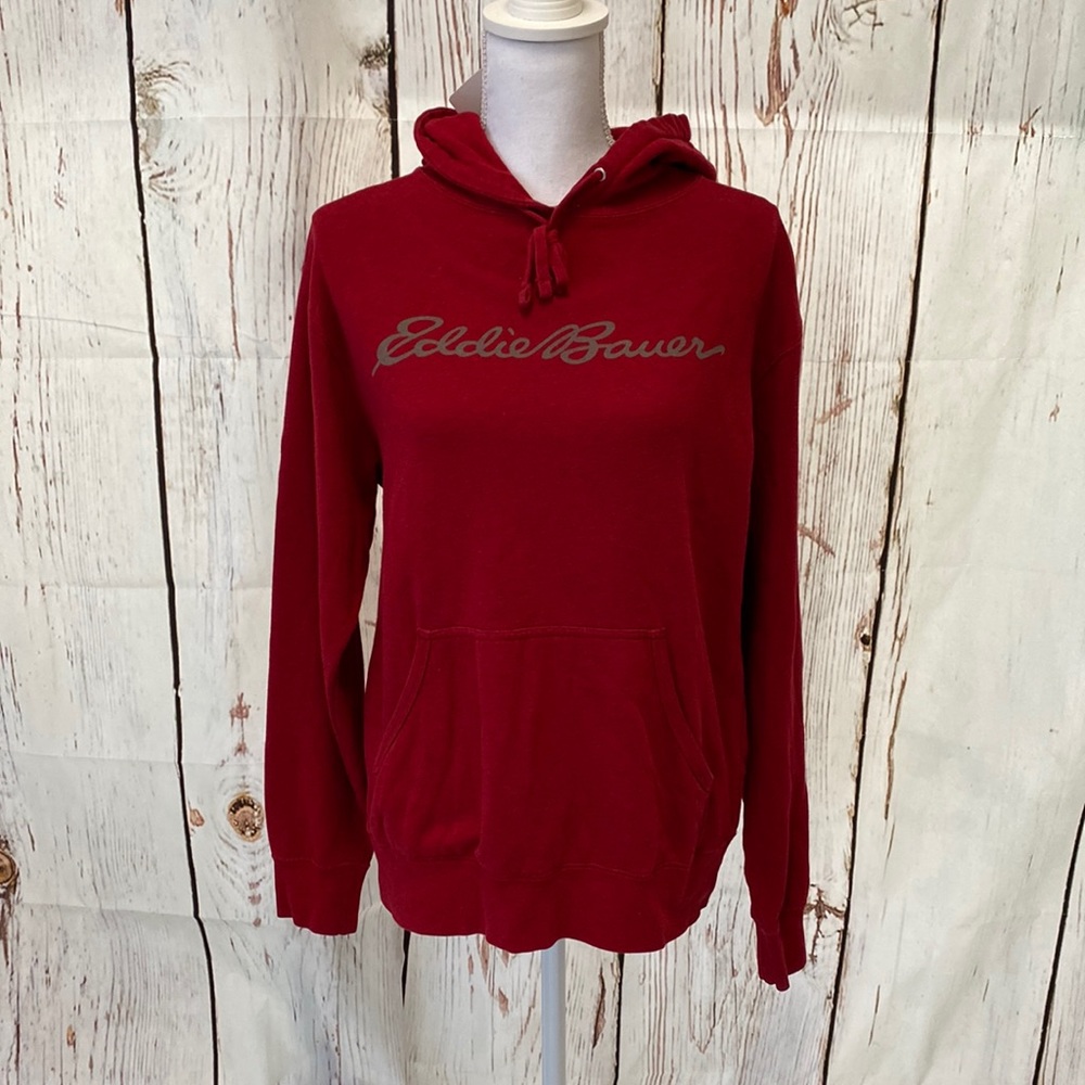 Women's Deep Red Eddie Bauer Hoodie